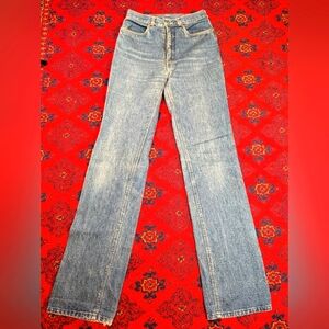 Vintage high rise wide leg jeans size 25/26